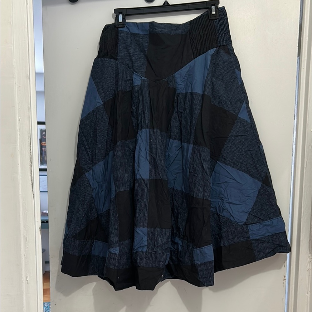 Stylish Black and Blue Women's Skirt